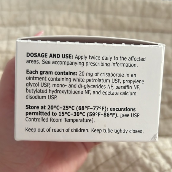 EUCRISA (CRISABOLORE) OINTMENT 2% (Contains 6 2.5 g tubes) - Picture 5 of 8